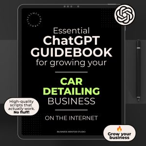 ChatGPT Prompts for Growing your Car Detailing Business