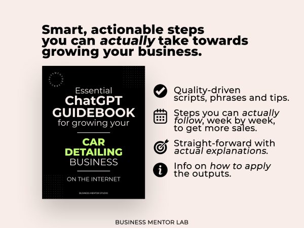 ChatGPT Prompts for Growing your Car Detailing Business - Image 2