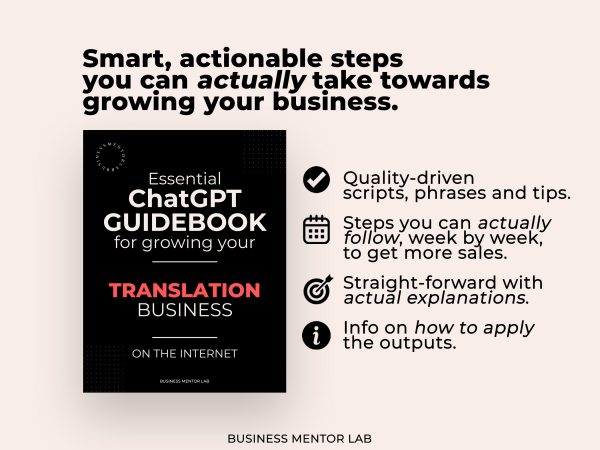 ChatGPT Prompts for Growing your Translation Business - Image 2