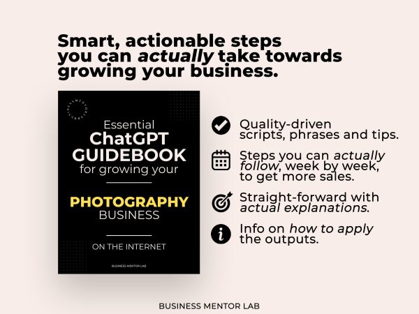 ChatGPT Prompts for Growing your Photography Business - Image 2