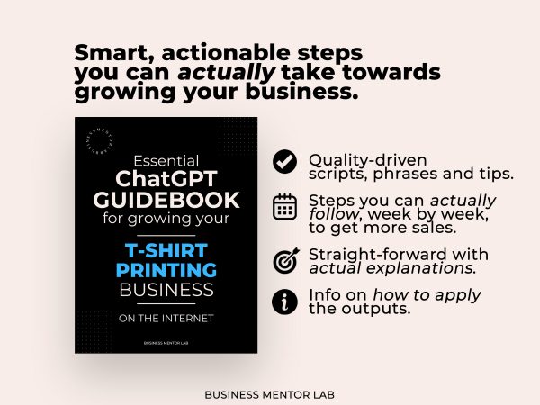 ChatGPT Prompts for Growing your T-Shirt Printing Business - Image 2
