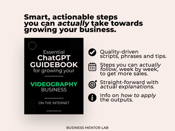 ChatGPT Prompts for Growing your Videography Business - Image 2