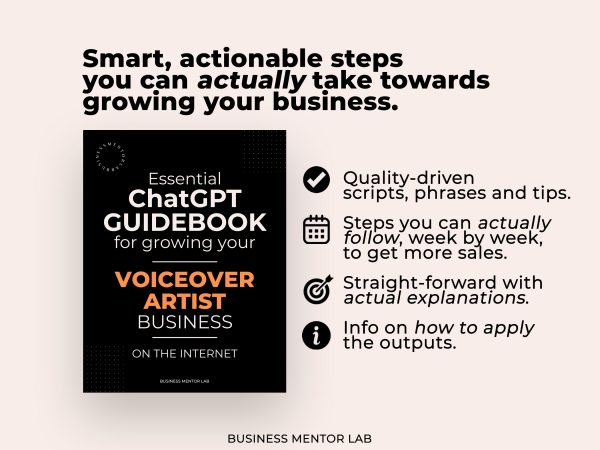 ChatGPT Prompts for Growing your Voiceover Artist Business - Image 2