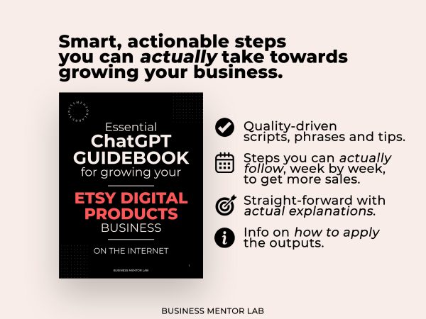 ChatGPT Prompts for Growing your Etsy Digital Products Business - Image 2