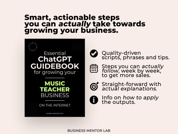 ChatGPT Prompts for Growing your Music Teacher Business - Image 2