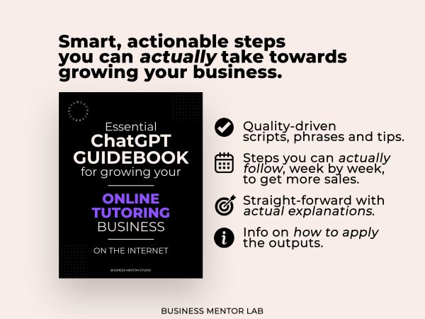 ChatGPT Prompts for Growing your Online Tutoring Business - Image 2