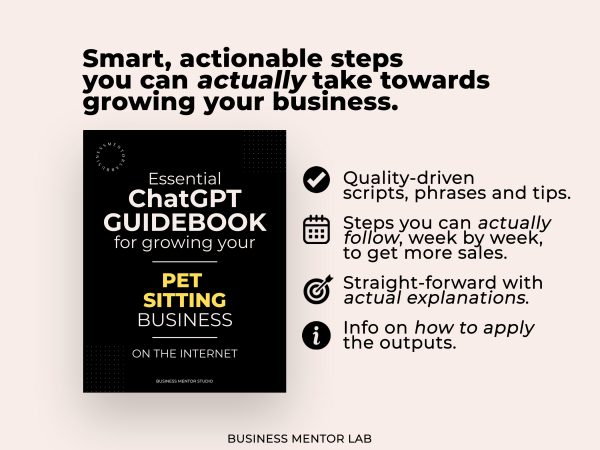 ChatGPT Prompts for Growing your Pet Sitting Business - Image 2