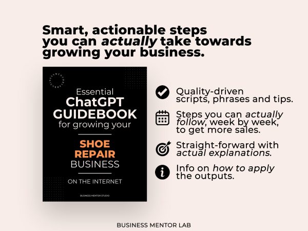 ChatGPT Prompts for Growing your Shoe Repair Business - Image 2