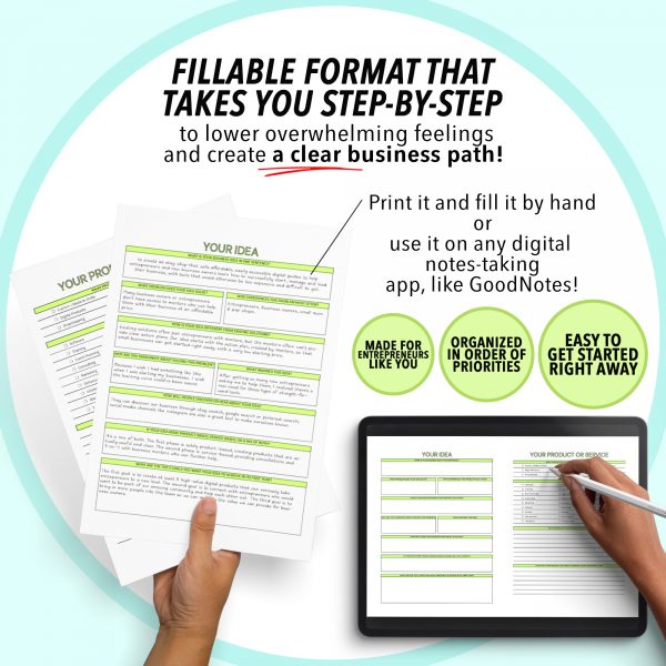 Business Plan 70+ Page Workbook: Entrepreneurial Guide (Printable PDF Download) - Image 3